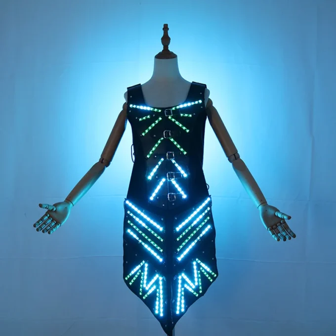 New LED luminous long dress COSPALY armor suit AI robot performance suit annual party performance costume - Image 5