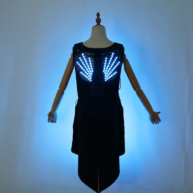 New LED luminous long dress COSPALY armor suit AI robot performance suit annual party performance costume - Image 2